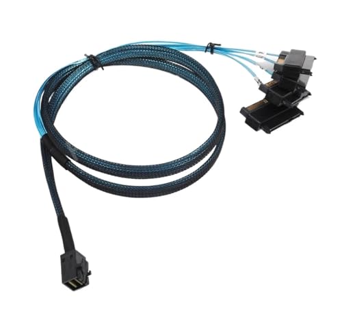 Cable SAS SATA SFF-8643 a 4 SFF-8482 1 m