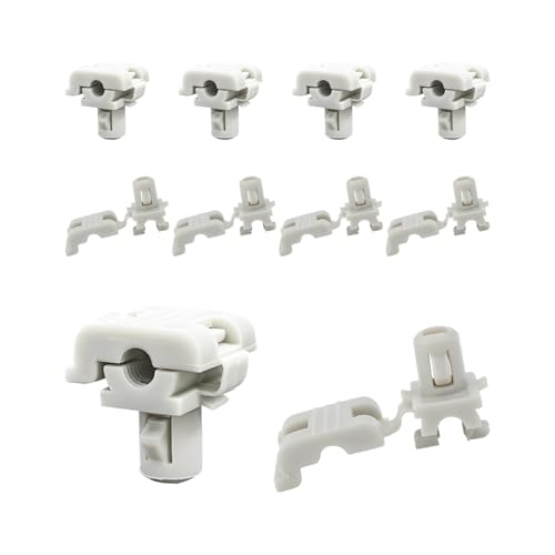 Wevdn 10 PCS Car Door Lock Rod Clips, Tailgate Handle Rod Latch Clips Replacement Fits 5/32" Rod Size, OEM 16629990 16675980 Door Lock Rod Retainer for Yukon F150 C2500 Escalade