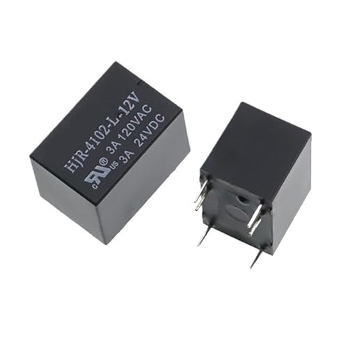 Relais HJR-4102-L-12V DC12V commutateur miniature 3A 6 pins pour circuit électronique imprimé PCB