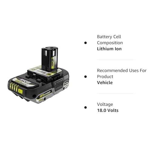 Image of RYOBI ONE+ 18V HIGH Performance Lithium-Ion Compact Battery PBP003