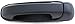 Dorman 93566 Rear Driver Side Exterior Door Handle Compatible with Select Jeep Models, Smooth Black