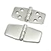 316 Stainless Steel Removable Concealed Hinge with Cover for Marine and Industrial Doors, 2-Pack