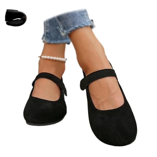Mary Jane Orthopädische Wildleder-Ballerinas für Damen, bequem...