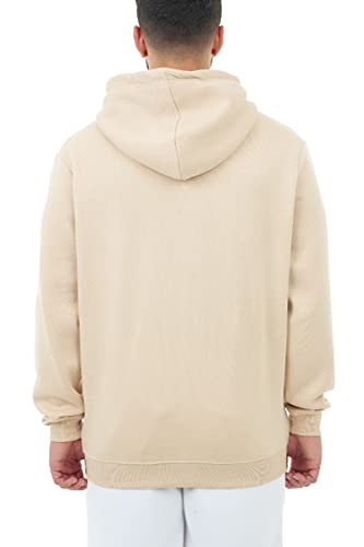 M17 Mens Recycled Zip Up Hoodie Casual Hooded Sweatshirt Hoody Zipper Plain Top Long Sleeve Jacket (S, Stone) - Image 4