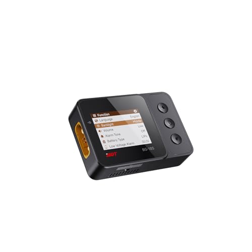 ISDT BG-18S Smart Battery Checker 4-18S LiPo Life LiHv Voltage Meter with 2.4 IPS Color Screen High Precision 0.005V Cell Voltage Monitor with Low Voltage Alarm & Multi-Interface Support