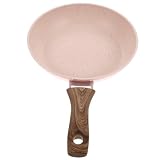 Luxshiny Antihaft Eierpfanne aus Aluminium mit Komfortablem Griff für Heimische Küche Kleine Bratpfanne zum Kochen von Eiern und Meeresfrüchten