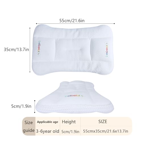 Image of Kids Pillow, Kids Pillows for Sleeping, Baby Pillow, Toddler Pillows, Baby Pillows for Sleeping for Newborn, Toddler Pillow 1-6 Year Old, Machine Washable (3-6 Years Old)