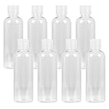 Diseño seguro y a prueba de fugas: botella viaje 100ml tiene un buen sello, y el diseño de la botella con tapa abatible puede evitar fugas de líquido, almacenar bien la solución interna y no preocuparse por mojar sus bolsos y ropa.