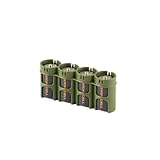 Storacell by Powerpax SlimLine C Battery Caddy, Military Green, Holds 4 Batteries