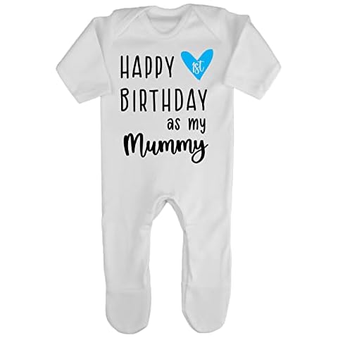 Happy 1st Birthday Personalised Baby Romper Cover