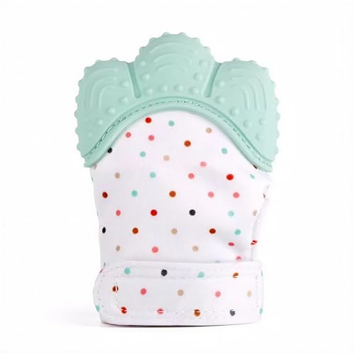 Image of FunBlast Baby Teething Mitten - Soft Silicone Teether Glove for Infants, BPA-Free, Safe & Comfortable Teething Toy for 3+ Months Babies, Toddlers, Infants (SkyBlue)
