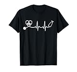Nurse Stethoscope Heartbeat Nurse Week 2025 T-Shirt