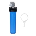 Express Water Whole House Water Filter Housing, Universal 20-inch Housing 4.5” x 20”, 1-inch NPT Inlet Outlet, Heavy Duty Standard Size Replacement Includes Bracket, Pressure Gauge, Wrench