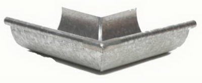 LOS265 5 in. Galvanized Outside Gutter Half Round Mitre