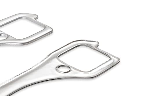 Flowtech 99150Aflt Header Gaskets - Aluminum-Layered - 262-400 Chevrolet Small Block Gen I 1955-91 #TOP3