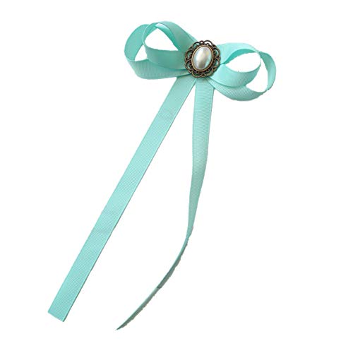 BlouseHouse Jk 制服小物 女の子 制服リボン リボンタイ 蝶ネクタイ ブローチ 韓国風 アクセサリー 清楚 甘美 可愛さ グリーン