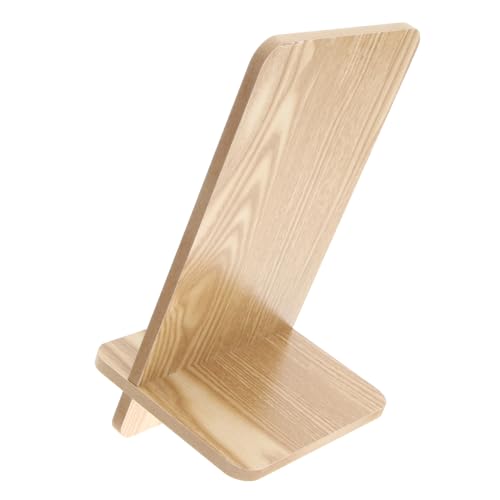 Espejo de Maquillaje de Madera Portátil con Luz