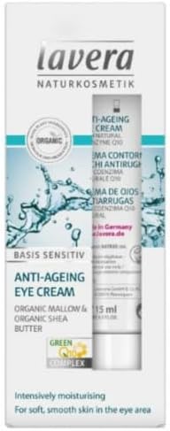 True Natural Lavera Basis Sensitiv Anti-Ageing Eye Cream, 0.5 Ounce