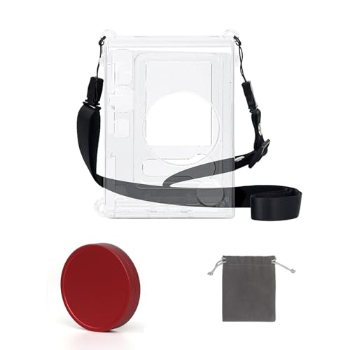 TEHAOUU �����Y�J�o�[�t�������N���X�^���P�[�X�A�x�m�t�C����Instax Mini EVO�A�C���X�^���g�J�����p�X�g���b�v�t�����h�~�ϏՌ��P�[�X�A�}���`�J���[�I�v�e�B�I(���b�h)
