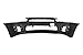 BUMPERS THAT DELIVER - Primered, Front Bumper Cover Fascia for 2016 2017 Mitsubishi Lancer w/Tow Hook 16 17, MI1000342