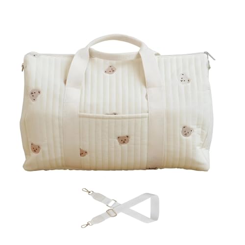 Maternity Bag Mommy Bag,18.9 Inch Large Capacity Women's Travel Bag, Fold Able Hospital Women's Delivery Bag, Hospital Travel Essentials Tote Bag