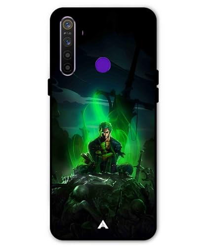 Image of Premium Anime 1 Case for Realme 5i (Glossy Finish) Soft-Touch Metal TPU Back Cover, Shockproof, Designer, Aesthetic Mobile Phone Case