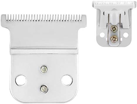 Pro Li Trimmer Replacement T Blade Ceramic Blade -Carbon Steel Blade for Andis Pro Li D8 (Ceramic + Gold Blade) (Sliver T + Ceramic)