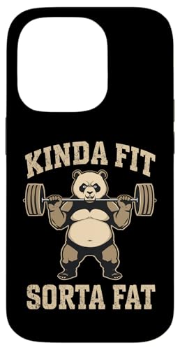 Kinda Fit Sorta Fat Funny Panda W tBbglX EGCgteBO X}zP[X iPhone 14 Pro p