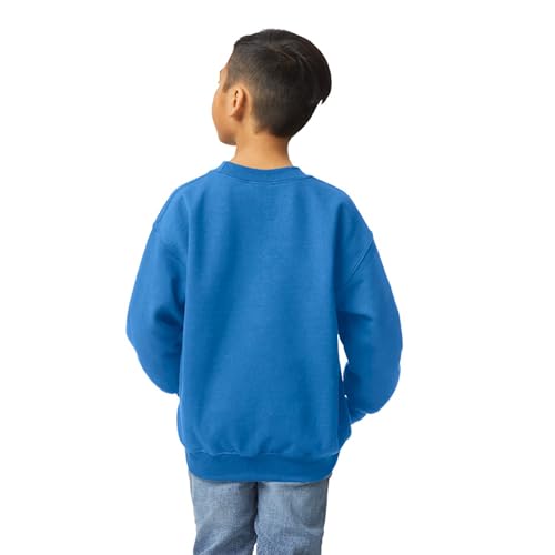Gildan Unisex Child Fleece Crewneck Sweatshirt, Style G18000B, Royal2