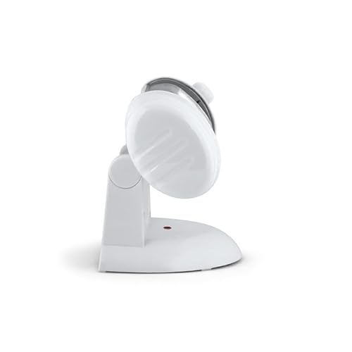 Weißer Quarz-Heizstrahler 600-1200 W, mit Kippschutz, mit 2 Quarzstäben