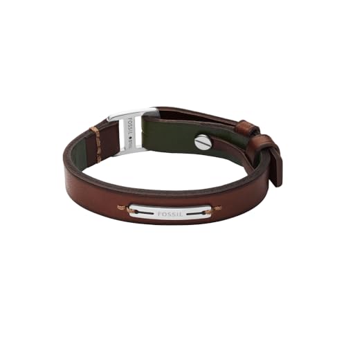 Fossil Machine Men's Multicolor Leather Bracelet, JF04963040