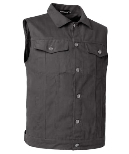 Chaqueta vaquera sin mangas para combatir el calor en moto sin perder protección 2