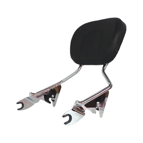Coussin de dossier passager pour Harley Touring 2009-2023 sissy bar gris clair