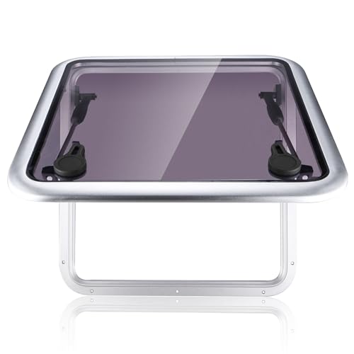 Trappe en aluminium anodisé NovelBee 51 cm pour pont de yacht
