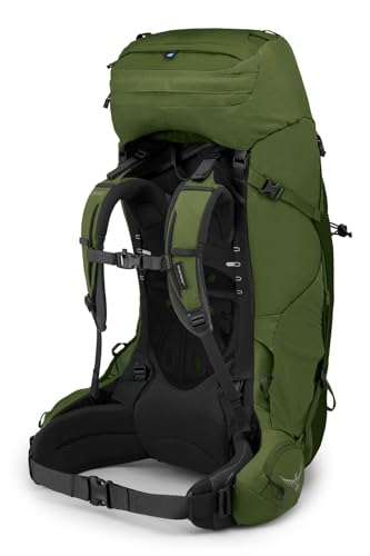 Osprey Aether 65L Men's Backpacking Backpack, Garlic Mustard Green, S/M - Image 2