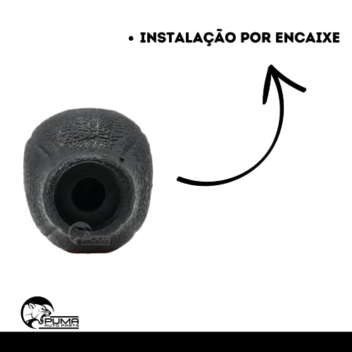 Manopla Bola de Câmbio Corsa 1994 95 96 97 98 99-5 Marchas - Resinado Preto