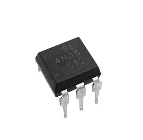 Tecnostore - 2X 4N35 EL4N35 DIP-6 circuit intégré photocoupleur