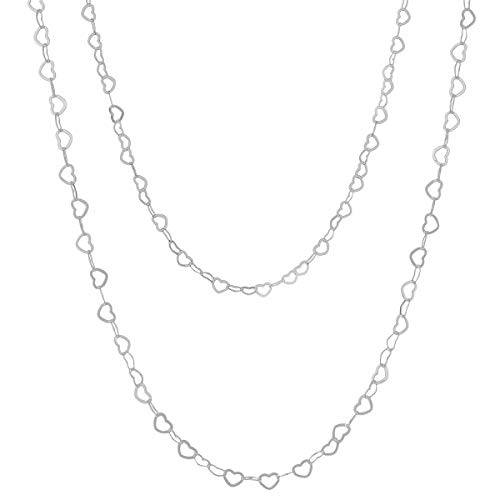 Conjunto Cordão Corrente Colar Coração Pulseira Prata 925 Maciça Feminina