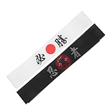 FUTUREORYY 2 piezas Diadema Japonesa Samurái Ninja para Chef y Karate Accesorio Transpirable Resistente para Cocina y Marciales Diseño Japonés Unisex