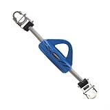Correa de aleta de buceo ajustable para buceo y esnórquel, para correa de aleta de resorte de acero inoxidable con diseño antideslizante, para equipo de buceo profesional (azul M)