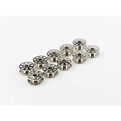 Maquina Remalladora Industrial Juki Pack 10 Canillas Industriales para Máquinas de Coser Singer, Juki, Brother 270010