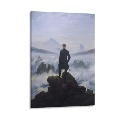 Photo murale a suspendre Wanderer Above The Sea of Fog deco de chambre
