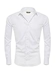 Giorgio Capone Premium Design Herrenhemd, 100% Baumwolle, weiß, Kent-Kragen, Langarm, Slim & Regular Fit (XXL Slim)