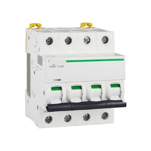 Disyuntor magnetotérmico IC65N 4P C32A 6kA para protección de circuitos eléctricos