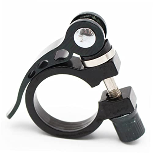 GOOHOCHY Quick Release Post Clamp for Bike Seat Aluminum Alloy Clamp Lock for Road Bikes