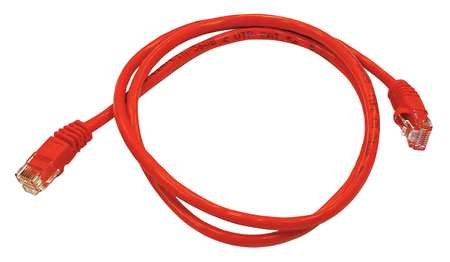 Cable Ethernet Cat 5e Rojo 3 ft. miniatura 1
