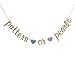 Putters or Pearls Banner Gold Glitter, Golf Gender Reveal Bunting Sign, He or She Decors, Boy or Girl Party Decorations