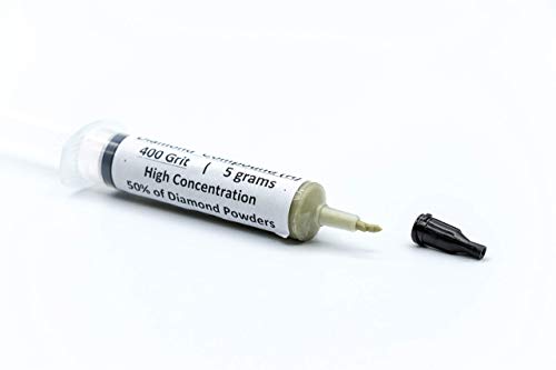 TechDiamondTools Diamond Polishing Compound Polishing Paste 14,000 Grit 0-1 Microns for Marble Glass Metal Rock Jewelry Resin Silver Chrome Gemstone with High Concentration of Diamond Powder USA Made