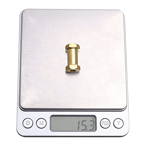 Allinrc 12Mm Hex Extension Adapter Brass Wheel Hex Hubs Spacers For 1/10 Rc Crawler Axial Scx10 90046 D90 Redcat Gen 8 V2 Gen7 Pro, Set Of 4 (25Mm) #TOP2