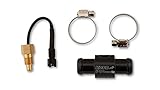 Adaptador para sensor de temperatura del agua, diámetro de 16 mm. El kit se compone de un adaptador y dos abrazaderas y el sensor.